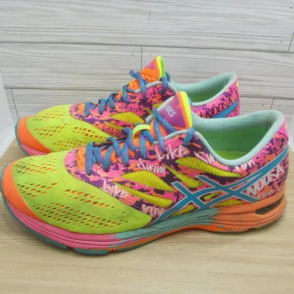 Asics Gel-Noosa Tri 10 Flash Women's 10 Running Shoe Multicolor - Picture 2 of 6